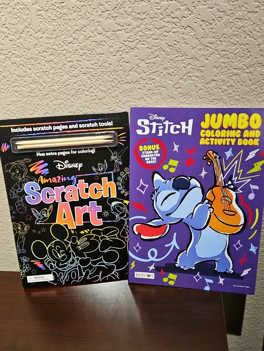Disney Activity Books - Scratch Art & Stitch Coloring Book